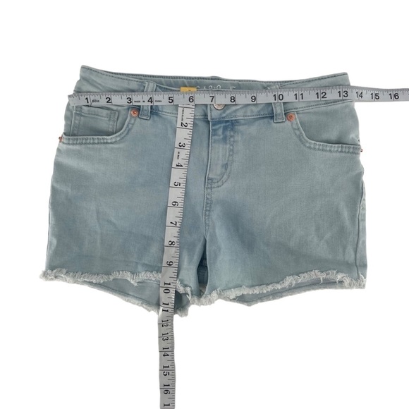 Cat & Jack Super Stretch Cut Off Jean Shorts Size Large (10/12) Girl's - Picture 4 of 5